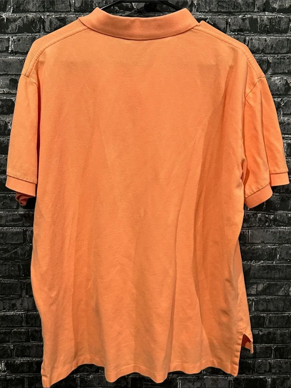 Ralph Lauren Orange Polo Shirt with teal Label